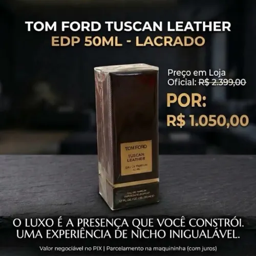 Tom Ford Tuscan Leather EDP 50ml - Lacrado (Original)