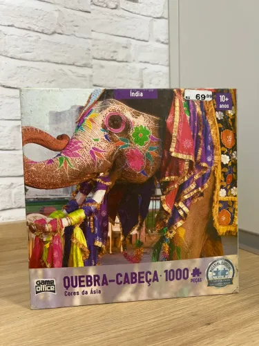 Quebra cabeça 1000 peças Cores da Ásia