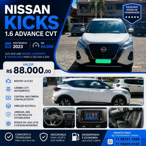Nissan Kicks Advance 1.6 16V Flex AUT 2023