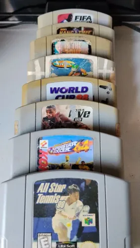Coleção de jogos esportivos n64