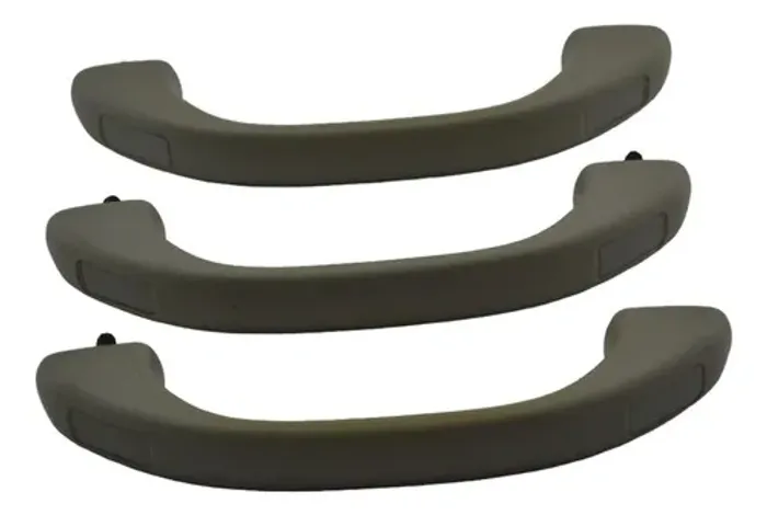 Kit 3 Puxador Alça Teto Pqp Grand Vitara 2001 Original Cinza