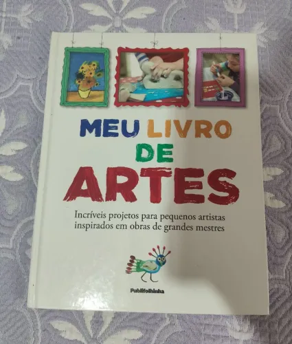 Livro meu livro de artes publifolha capa dura