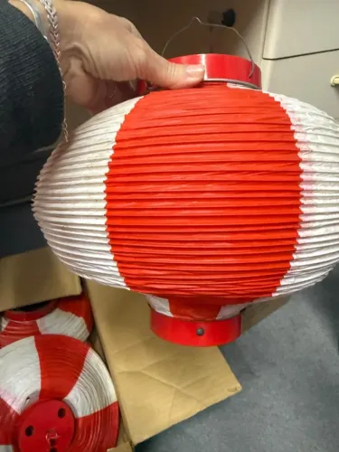 17 Luminárias/Lanternas Japonesas Decorativas Sem Lâmpadas