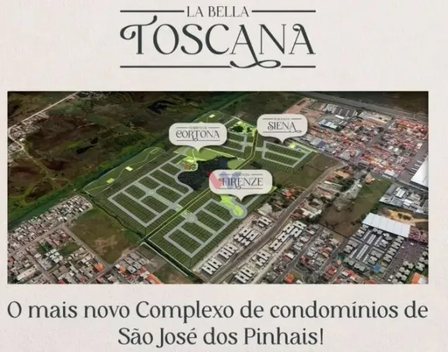 Terreno em Condomínio Fechado em São José dos Pinhais com Lazer Completo