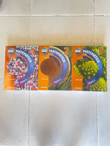 Matemática Kit completo Moderna Plus (Manoel Paiva) Vol. 1-3 + Aprova ENEM 