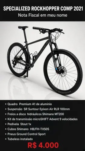 Bicicleta Specialized Rockhopper Comp 2021