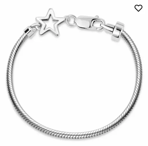 Pulseira Vivara prata 925 estrela