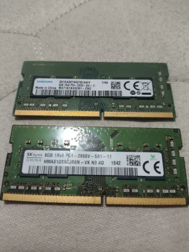 2 memória RAM para notebook 8gb cada