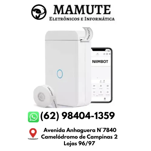 mpressora De Etiqueta Térmica Niimbot D110 Portátil