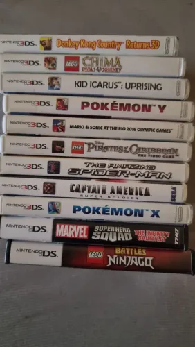 Lote Jogos Nintendo 3DS
