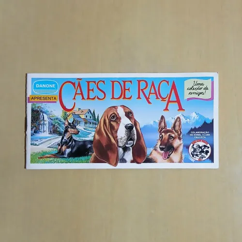 Álbum de figurinhas Cães de Raça COMPLETO - Danone anos 80