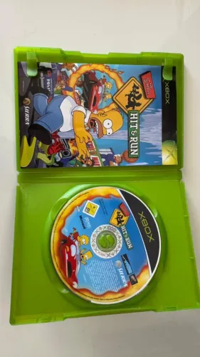 THE SIMPSONS HIT & RUN XBOX ORIGINAL PAL MIDIA FISICA COM CAIXA E MANUAL