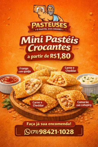 Mini Pastéis para Festa em Salvador / Encomendas de salgados