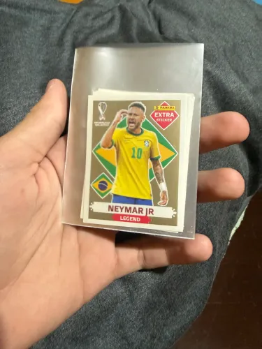 Figurinha legend Neymar de ouro copa 2022