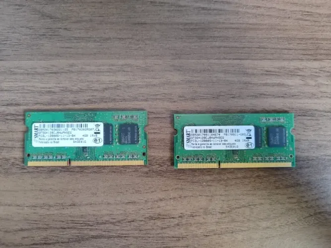 Kit 2 Smart DDR3L Total 8GB 1600MHz Notebook Total