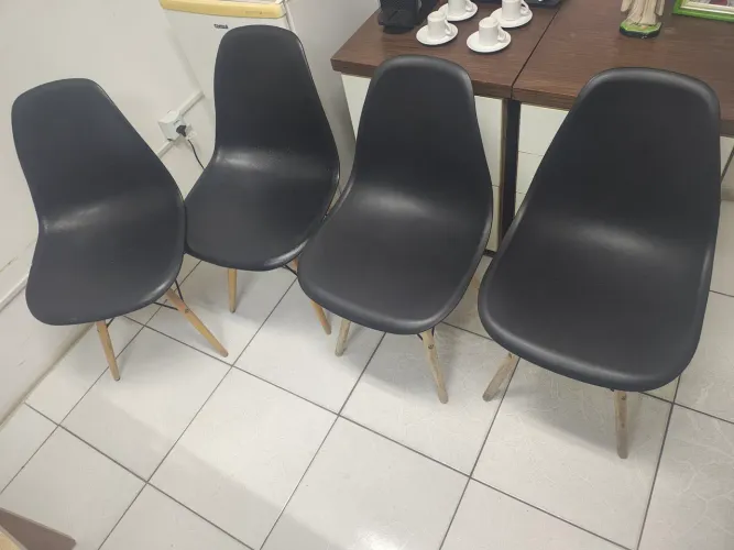 04 Cadeiras Gourmet Preta