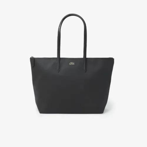 bolsa tote lacoste preta original grande