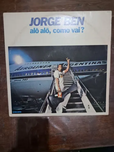 Lp Alô Alô, como vai ? -1980 De Jorge Benjor. Sem chiados, limpo, perfeito estado 
