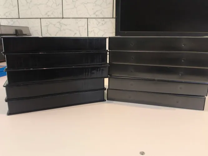 Capas protetoras para fitas VHS 10 unidades