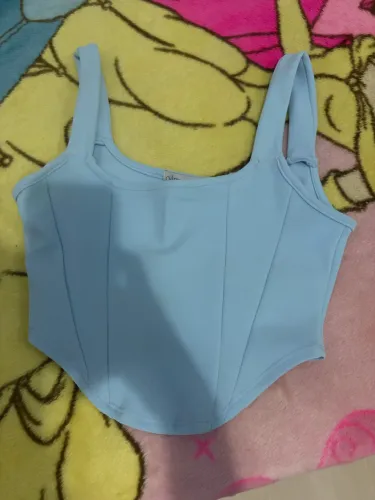Cropped azul claro 