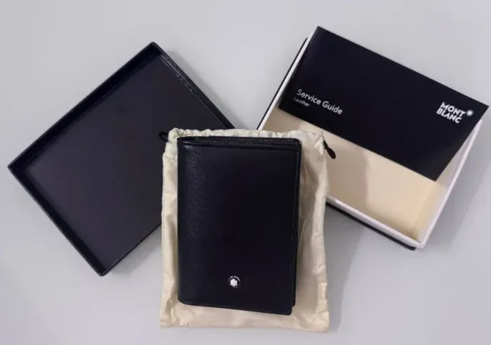 Carteira Porta-Cartões Montblanc Original 4cc - Nova na Caixa c/ Certificado