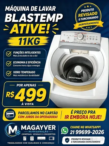 Maquina de lavar Brastemp 11 kilos