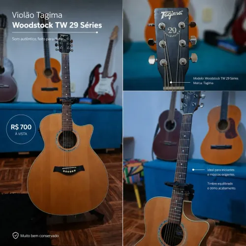 Violão Tagima Woodstock tw29