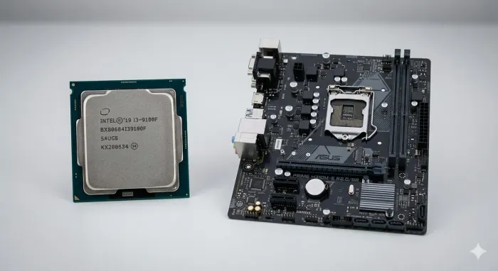 Kit Upgrade Intel Core i3-9100F + Placa Mãe Asus Prime H310M-E R2.0/BR