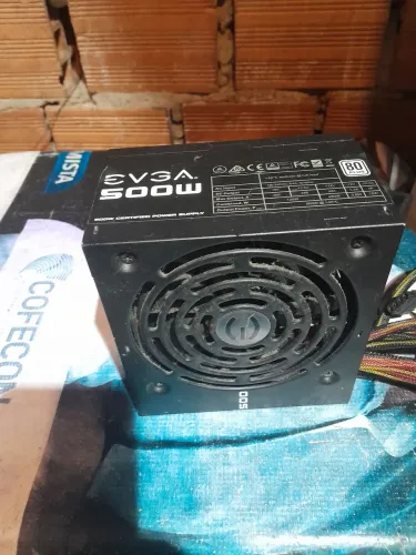 FONTE PC EVGA 500W 80 PLUS 40AMP 