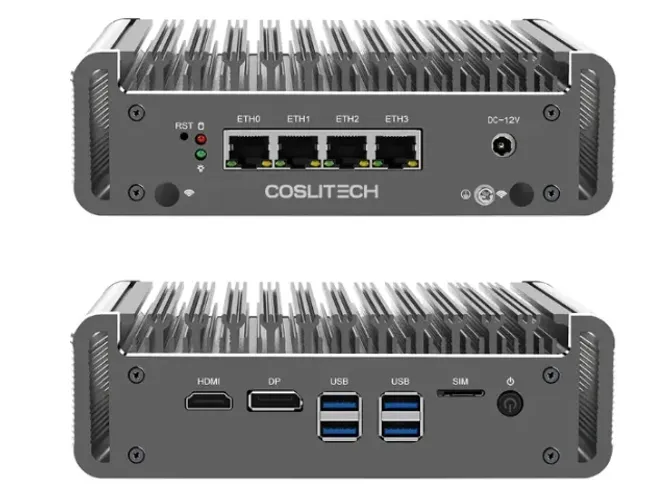 Mini PC Coslitech J4125 Intel Celeron J4125 - 8GB de RAM - 128GB