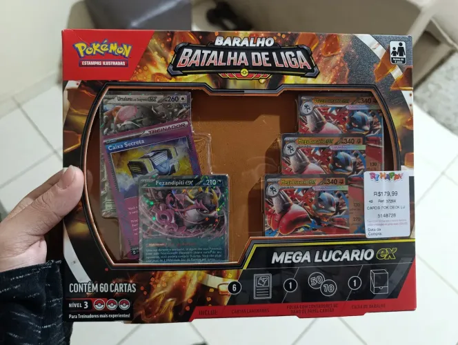 Pokémon baralho- batalha de liga