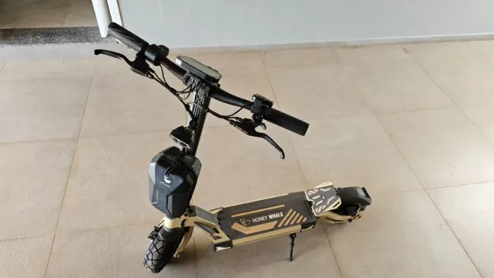 Patinete Elétrico Honeywhale G2 PRO NFC Dobrável Alumínio LED Freio a Disco Suspensão