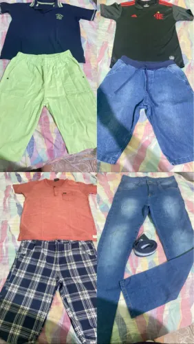 Conjunto infantil masc 8 a 12 anos