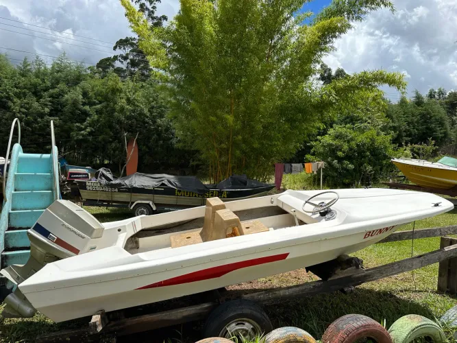 Lancha Motorboat estaleiro caravelas motor 60 hp evinrude 