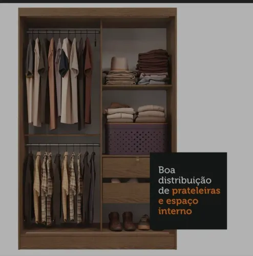 Guarda roupa 2 portas