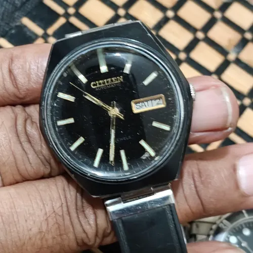 Relógio Citizen automático anos 80 funcionando