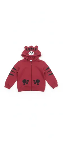 Moletom vermelho urso