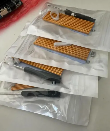 Kit 10 dissipadores de calor SSD M2 NVMe Novos