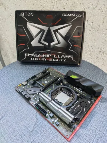 Kit Placa Mãe X99 + Xeon E5-2680 V4 + 16gb - Machinist Mr9a Pro Preto