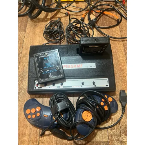 Supergame VG2800 Atari + 2 Jogos + Controles