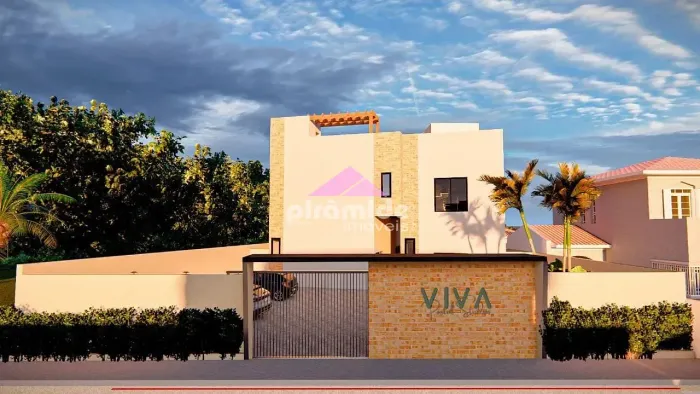 Sobrado em construção à venda, 67 m² Pontal de Santa Marina - Caraguatatuba/SP