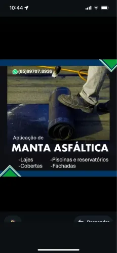 Impermeabilização com manta asfáltica 