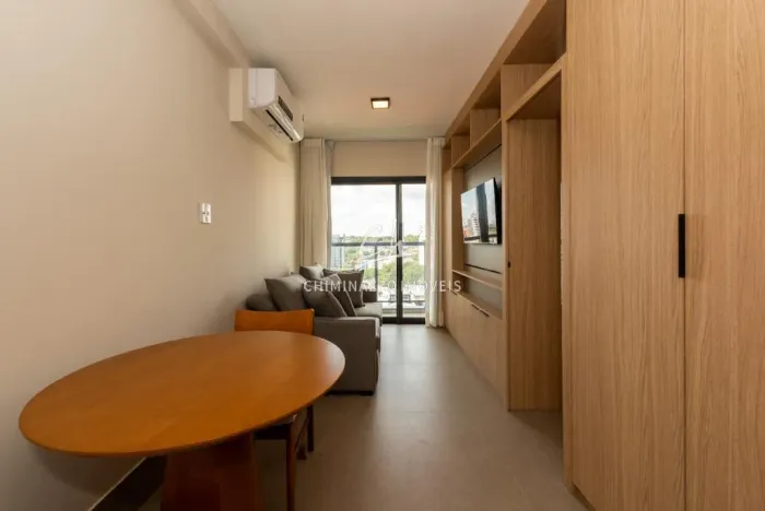 Estúdio para alugar em Campinas, Cambuí, com 1 suíte, com 39.3 m², MM536