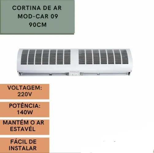 Cortina de ar Agratto 90 cm 220 V com controle remoto (Estado de nova)Duas semanas de uso.