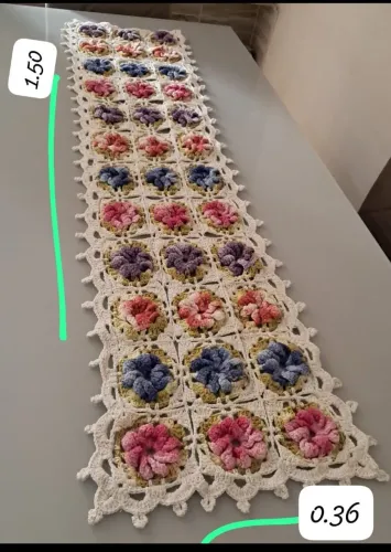 Trilho crochê 