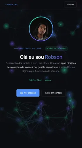 Desenvolvedor de site e mobile.