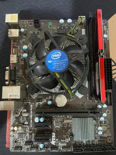 Vendo kit composto por: Processador, placa mãe e memória ram 8gb