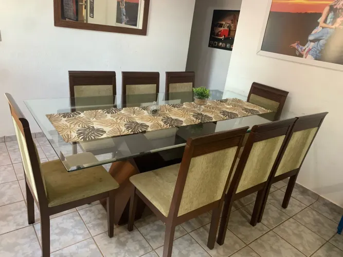 Mesa Jantar 8 Cadeiras