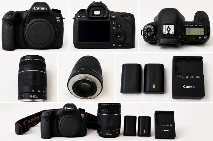 Canon EOS 6D Full Frame + Lente 75-300mm | Kit Completo