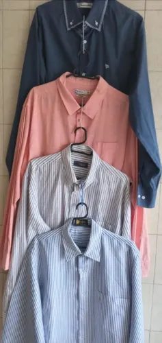 Camisas social mangas longas 10 peças conforme fotos